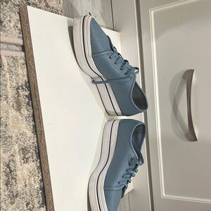 All Black brand, pointy Blue Casual Sneakers size 8 , great condition